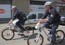 Polizia municipale in bicicletta ad Avezzano, vigili (2)