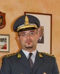 Il conandante della guardia di finanza di Avezzano Davide Nicola Lorenzo