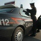 carabinieri durante i rilievi con la gazzella