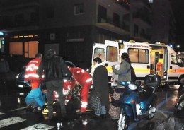 ambulanza e 118, soccorsi al ferito 2