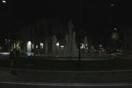 Fontana piazza orlanini spenta