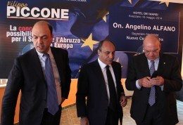 Alfano e Piccone, elzioni europee Avezzano (2)