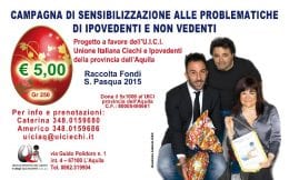 Uova pasqua associazione italiana ciechi