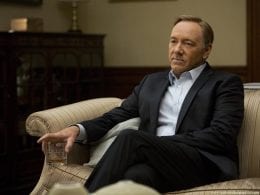 Kevin Spacey protagonista della serie "House of Cards"