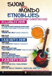 Programma Suoni dal Mondo Etnoblues Canistro 2015 (1)