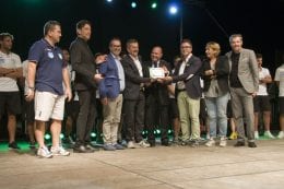 premiazione dell'Avezzano Calcio