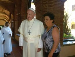 Il papa con la cuoca Rosina