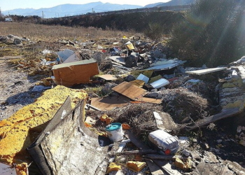 Discarica abusiva periferia di Avezzano
