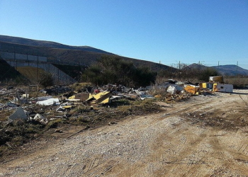 Discarica abusiva periferia di Avezzano