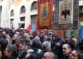 Manifestanti a Roma contro la chiusura della Micron 4