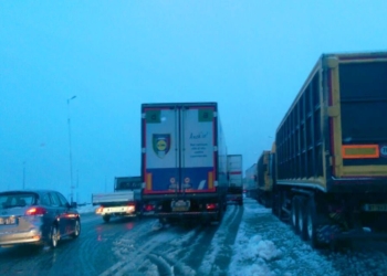 Autostrada A24 bloccata per la neve e il maltempo