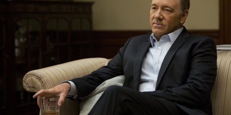 Kevin Spacey protagonista della serie "House of Cards"