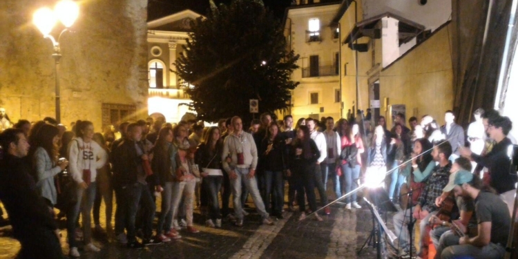 Gironi Divini 2015 folla alla manifestazione di Tagliacozzo dedicata a Dante (1)