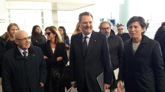 Pescara - il sottosegretario al ministero della Giustizia, Federica Chiavaroli, in visita al tribunale