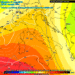 Modello GFS: geopotenziali in aumento,anche sull'area Marsicana, quindi bel tempo, nella giornata di Domenica 27, Pasqua