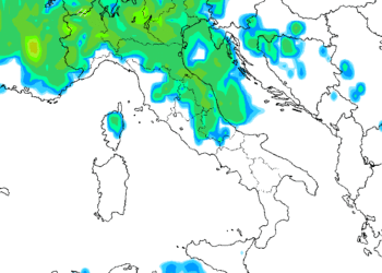 Maltempo con piogge sulla Marsica ed in gran parte del territorio Abruzzese nel pomeriggio - sera di Domenica dopo una mattinata discreta