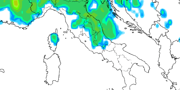 Maltempo con piogge sulla Marsica ed in gran parte del territorio Abruzzese nel pomeriggio - sera di Domenica dopo una mattinata discreta