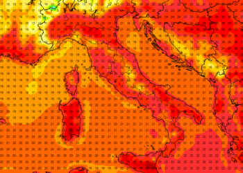 Temperature previste per Domenica: valori massimi intorno ai 20°c ad Avezzano