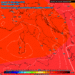 Il modello GFS mostra i valori di geopotenziale nella giornata di Sabato, cui la'rea Marsicana si troverà con un valore DAM di 576 / 580, per cui avremo bel tempo e temperature miti, più sui monti che nelle aree vallive