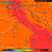 Il modello GFS mostra la situazione a 500hpa nella giornata di Domenica delle Palme, 9 Aprile, in cui si notano i geopotenziali in aumento. Bel tempo e temperature gradevoli