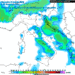In figura il modello proposto da GFS per la mattina alle ore 04:00 di Domenica 21 Gennaio. Precipitazioni con la possibilità di nevicate fino sul Fucino, ma in rapido movimento verso levante nel corso della mattinata. Temperature in calo.