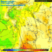 In figura la situazione ad 850 hpa prevista per la giornata di Domenica 8 Aprile. Venti da sud, apporteranno un aumento delle temperature anche sulla Marsica con valori sui 12°c, in un contesto di tempo abbastanza buono.