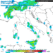 La situazione delle precipitazioni per Domenica pomeriggio. Nella Marsica, i fenomeni saranno presenti, soprattutto tra i Simbruini e i monti del Parco nazionale.