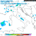 La situazione delle precipitazioni nelle ore centrali della giornata di Domenica 9. Qualche fenomeno potrà essere presente sul Parco nazionale d'Abruzzo.