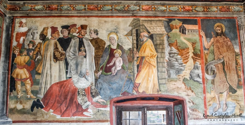 Affreschi della Cappellina - Epifania e San Giovanni Battista