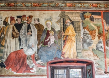 Affreschi della Cappellina - Epifania e San Giovanni Battista