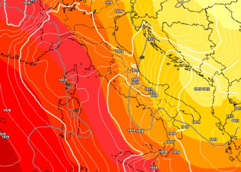La situazione della pressione atmosferica in Italia nella giornata di Domenica 2 Dicembre, che inizierà ad essere in aumento, ma in ogni caso, sulla Marsica avremo cielo piuttosto nuvoloso, ma con scarsità di piogge.