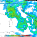 La situazione sotto l'aspetto delle precipitazioni previste da GFS parallelo nella giornata di Domenica. Diffusa instabilità almeno dalla mezzagiornata su tutta l'area marsicana.
