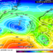 In figura si nota la depressione afro mediterranea sulla nostra penisola, la quale dalla metà di domenica fino a mezzogiorno di Lunedì, darà luogo a delle diffuse precipitazioni su tutta la Marsica.