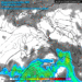 La situazione delle correnti, nuvolosità e precipitazioni per le ore centrali della giornata di Domenica. Sulla Marsica poche nubi e clima piuttosto freddo.
