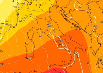 La situazione a 500 hpa prevista per le ore centrali della giornata di Martedì 15. Alta pressione, che garantirà una buona giornata sul territorio marsicano, ove saranno presenti delle formazioni nebbiose nottetempo ed al primo mattino e delle brinate.