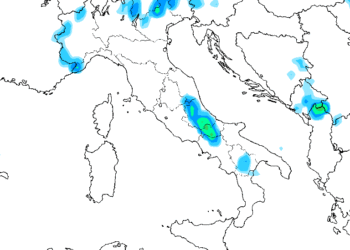 Tra il pomeriggio e la serata del primo Settembre, saranno possibili dei fenomeni a carattere di rovescio anche sul territorio marsicano.