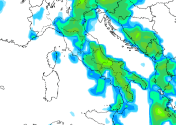 Ecco la possibile situazione delle precipitazioni nella serata di Mercoledì 29 Settembre. Non sono escluse al momento fenomeni tra moderati e forti sulla Marsica