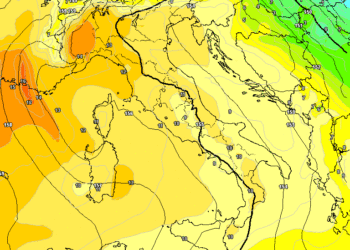 Mettiamo un modello un pò lontano nel tempo, per il 31 Dicembre, ad 850 hpa. Al momento bel tempo soleggiato e piuttosto caldo con valori massimi molto oltre i valori del periodo