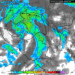 La possibile situazione secondo GFS per Lunedì mattina. Piogge su tutto il territorio marsicano, con delle nevicate fino a quote intorno ai 1000 m circa in qualche caso