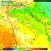 La situazione per Martedì Santo 12 secondo il modello americano GFS. Temperature in aumento su tutta la regione e cielo che presenterà delle stratificazioni di passaggio.