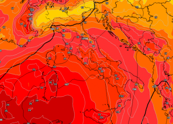 Ecco la possibile situazione al momento ad 850 hpa secondo il modello americano GFS per Giovedì 2 Giugno. Giornata con tempo stabile e temperature di nuovo alte (+20/21°c ad 850hpa)