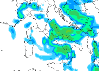 La situazione delle precipitazioni per le ore 14:00 di Mercoledì 21. Sulla nostra regione precipitazioni moderate per buona parte della giornata