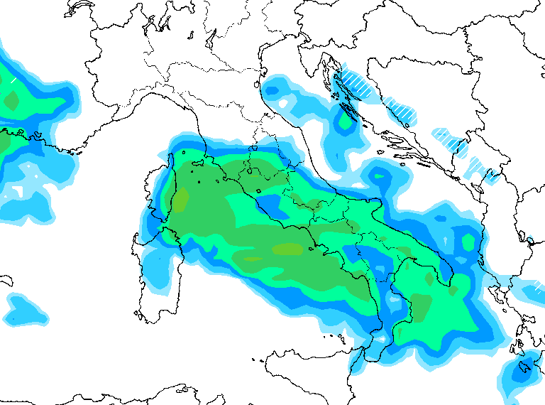La situazione per le ore 13:00 al momento di Mercoledì 14 Dicembre. Tempo instabile ove non sarà escluso qualche fiocco di neve anche sul Fucino