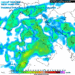 La possibile situazione per le ore 14:00 di Mercoledì 14 giugno secondo il modello GFS. Sulla Marsica tempo decisamente instabile con piogge e qualche temporale