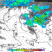 La possibile situazione delle precipitazioni previste da GFS per le ore 14:00 di Lunedì 7, giornata in cui si nota ancora dell'instabilità