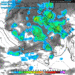 Nell immagine si nota la possibile evoluzione sotto l'aspetto delle precipitazioni alle ore 14:00 di Mercoledì 30 Agosto. Continuerà ancora la fase del tempo instabile con possibili rovesci