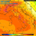 Ecco la situazione secondo GFS ad 850 hpa per le ore 14:00 di Martedì 10 Ottobre. Cielo che presenterà solo qualche stratificazione di passaggio e nulla più.