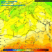 La situazione prevista da GFS per le ore 13:00 di Mercoledì 1 Novembre. Cielo poco nuvoloso al mattino, ma via via in aumento da metà giornata. Scarse le occasioni per dei fenomeni. Clima abbastanza mite (+8/+9°c ad 850 hpa).