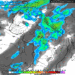 La situazione che vede il modello americano GFS per le possibili precipitazioni di Martedì sera, che appaiono presenti sulla Marsica