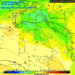 La situazioe ad 850 hpa prevista da GFS per le ore 13:00 di Martedì 26 Dicembre. Cielo tra poco nuvoloso ed irregolarmente nuvoloso. Non freddo.